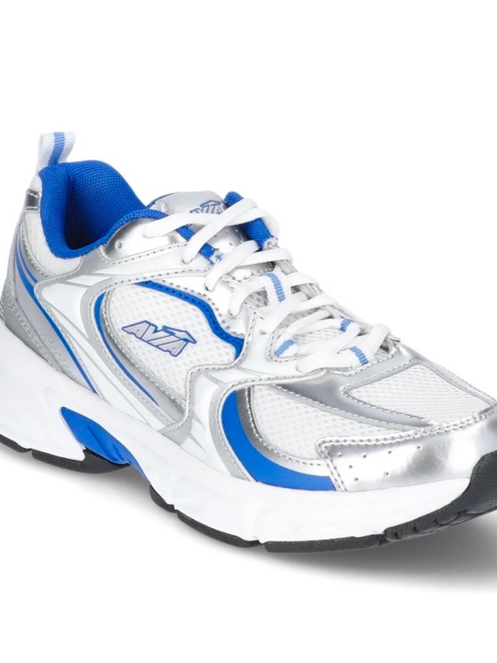 💐Avia Women’s 5000 Silver & Blue Performance Sneakers, Sz.6.5